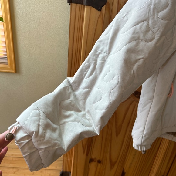 Avalanche Pullover Jacket Quilted Half Zip Off White Women's Size Medium - Picture 7 of 9
